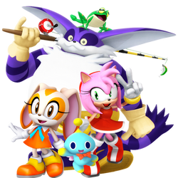 Amy Rose, Cream, Cheese, Big and Froggy