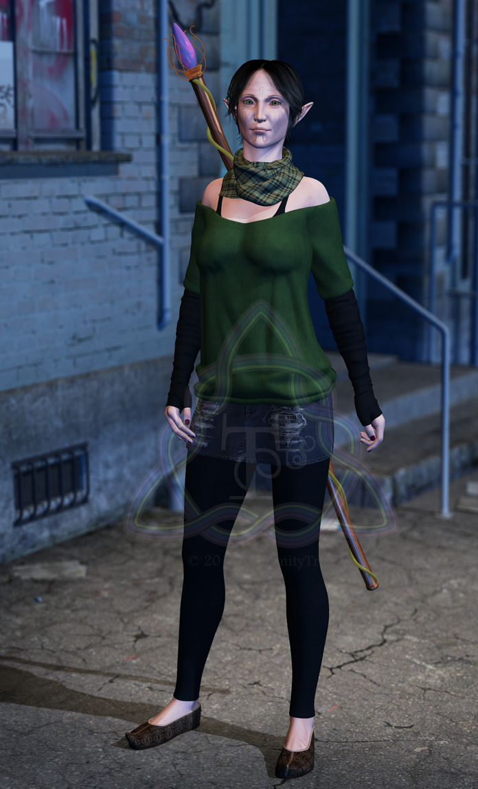 DA2 Modern MERRILL by TrinfinityTrio on DeviantArt