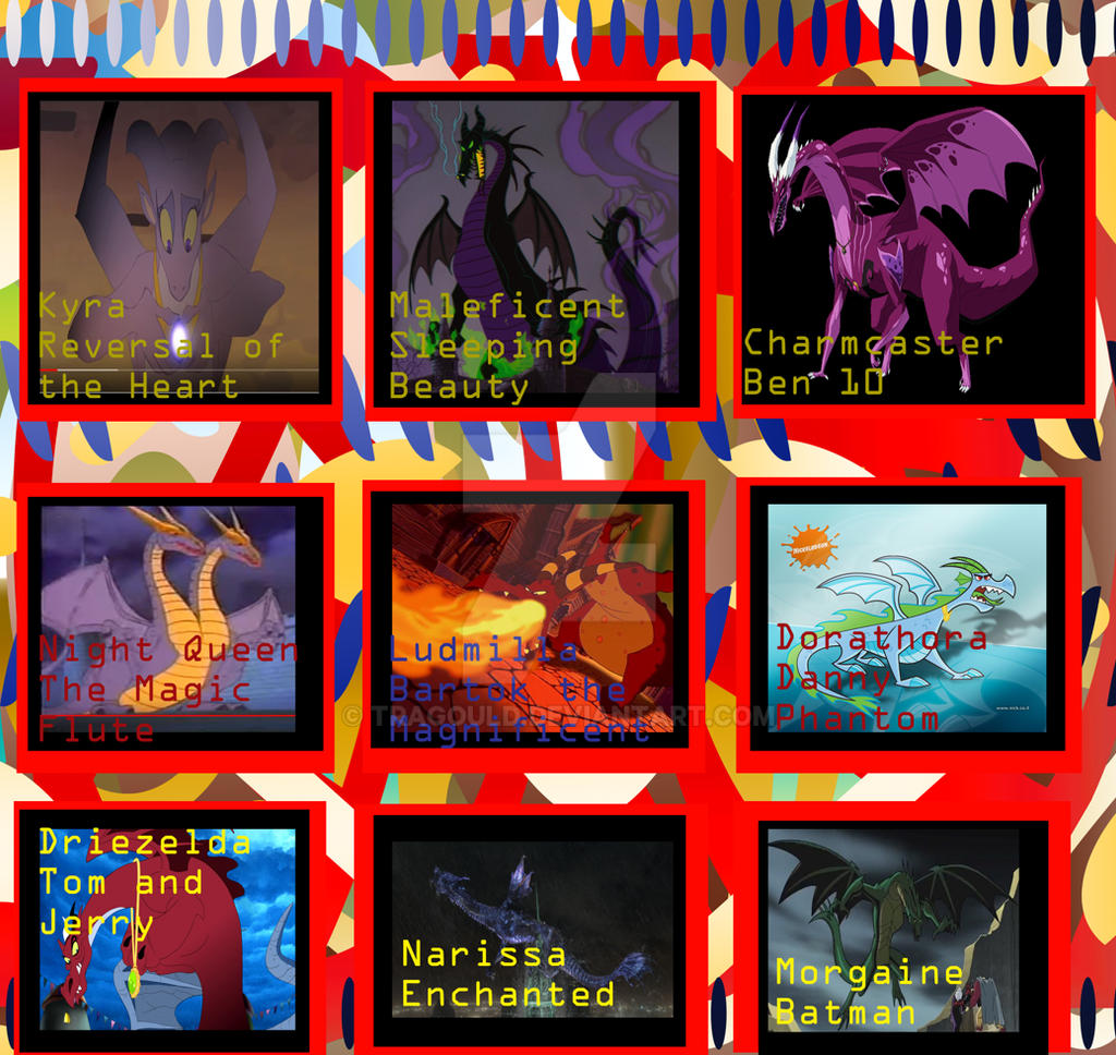 9 Dragons By Tragould On Deviantart