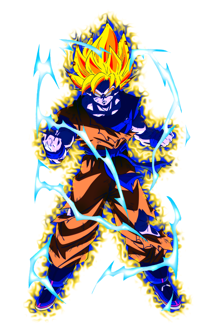 SSJ Rage Goku by MajorLeagueGaminTrap on DeviantArt