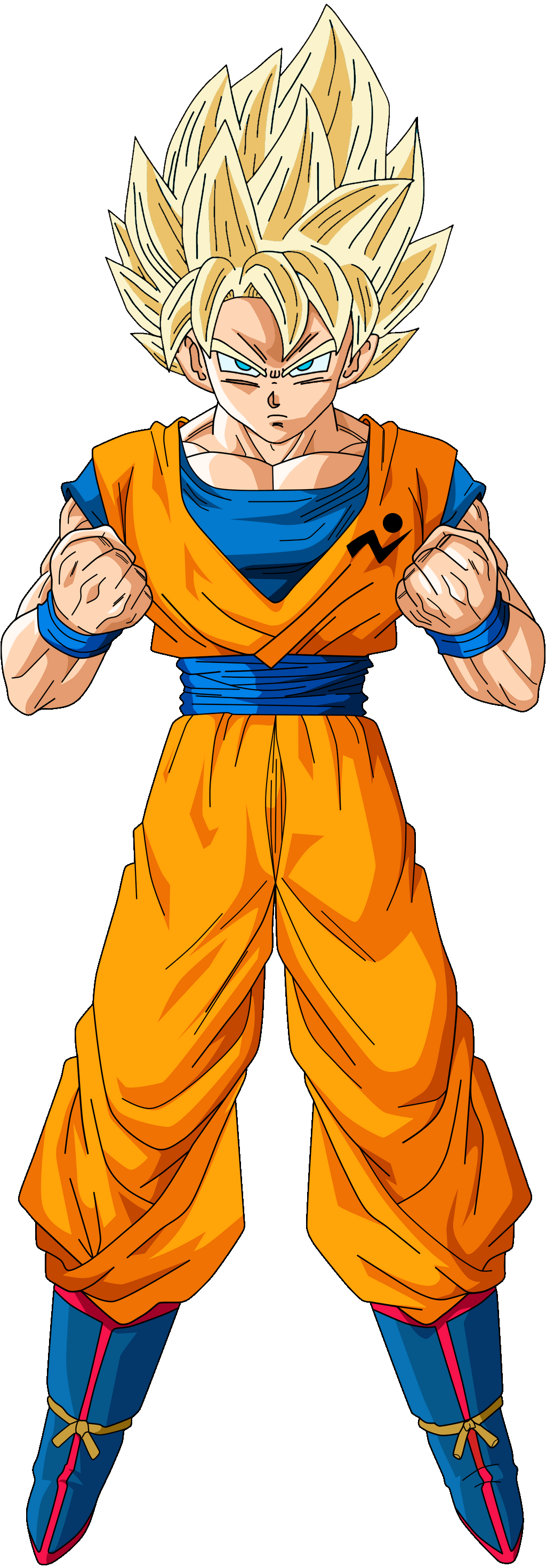 Goku Super Saiyan 3 (Whis Gi) by jagsons on DeviantArt