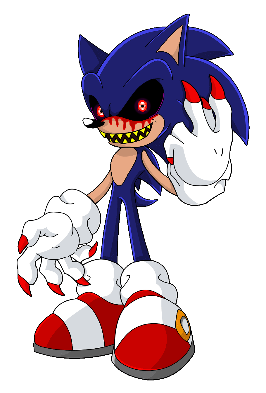 Sonic.EXE (Version 2) by MajorLeagueGaminTrap on DeviantArt