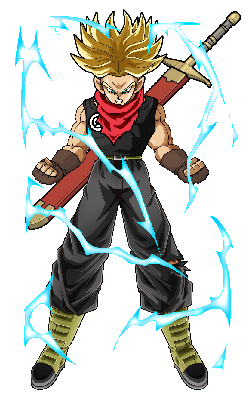 Future Trunks Ssj2 - Dragon Ball Trunks Ssj2, HD Png Download - vhv