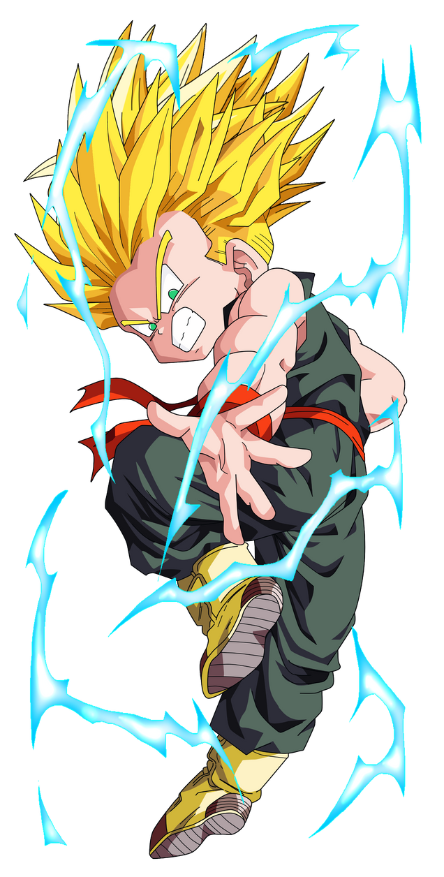 SSJ2 Kid Trunks by MajorLeagueGaminTrap on DeviantArt