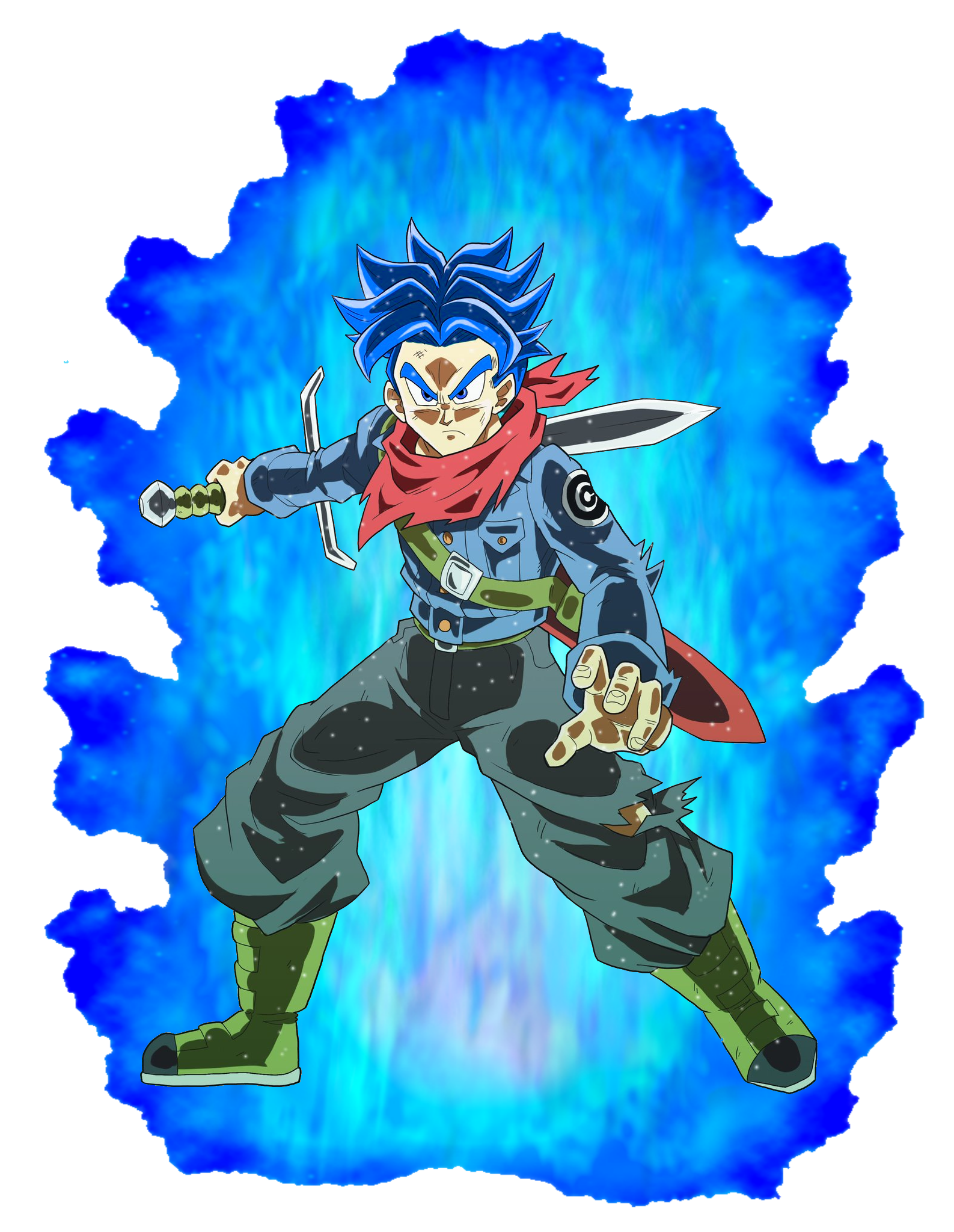 SSJ2 Future Trunks (New DBS) by MajorLeagueGaminTrap on DeviantArt