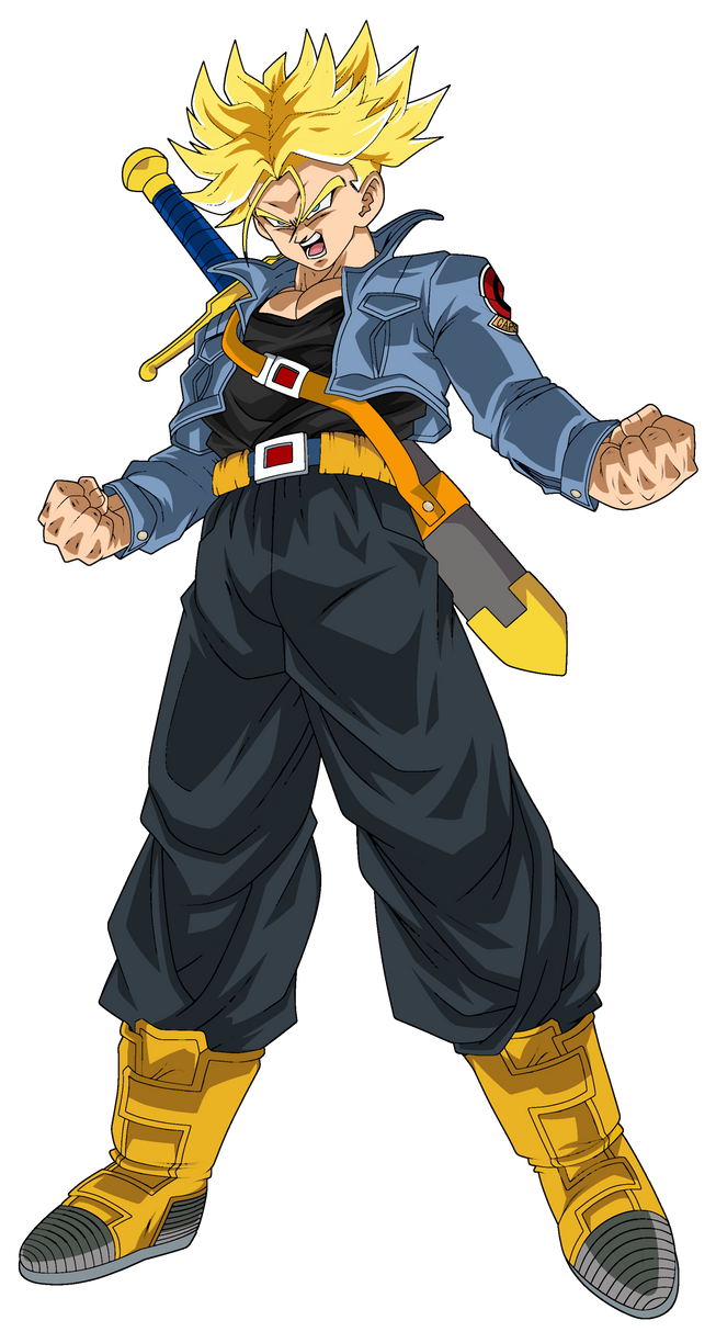 Trunks Future SSJ Future Trunks (Manga colors) by MajorLeagueGaminTrap on DeviantArt
