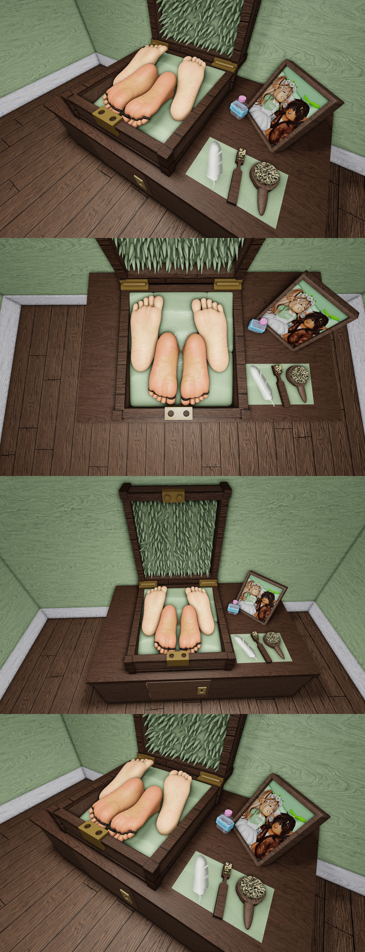 Footstool for slender girl [Read desc] by MissSSGF on DeviantArt