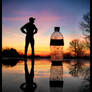 Man vs. Water Bottle