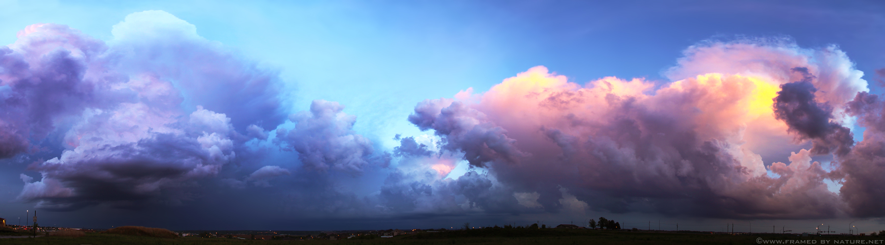 Twilight Towers Panorama