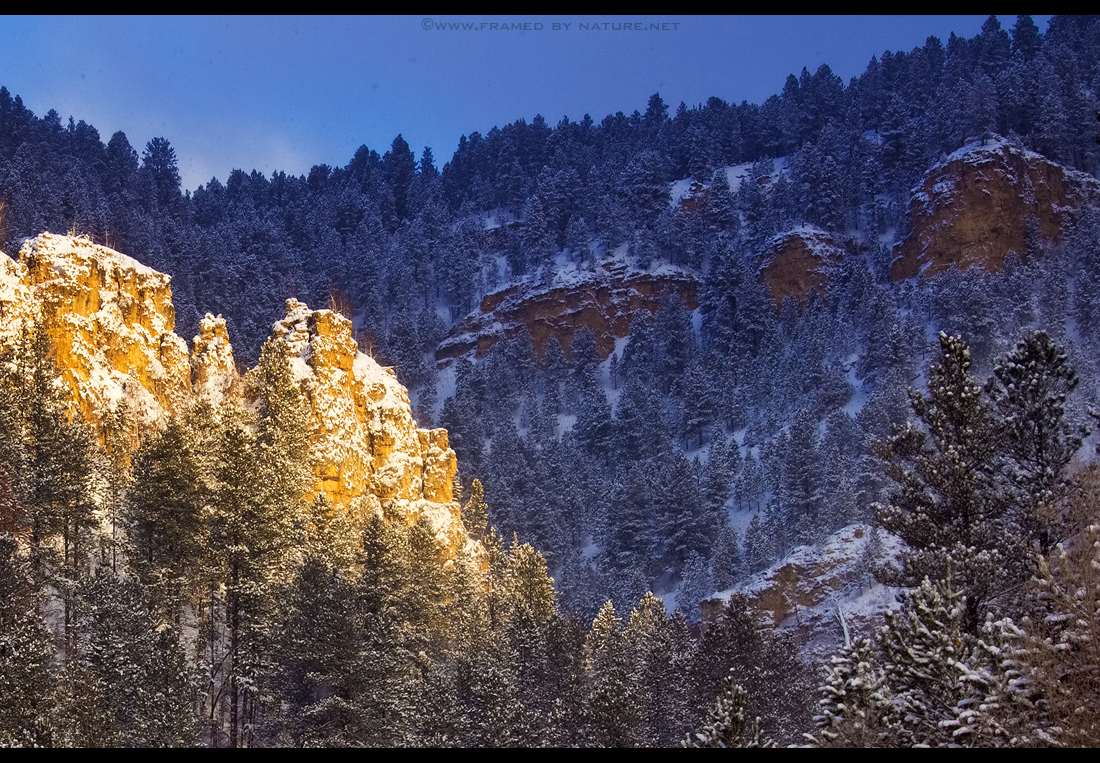 Canyon's Winter Majesty