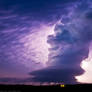 Silhouetted Supercell