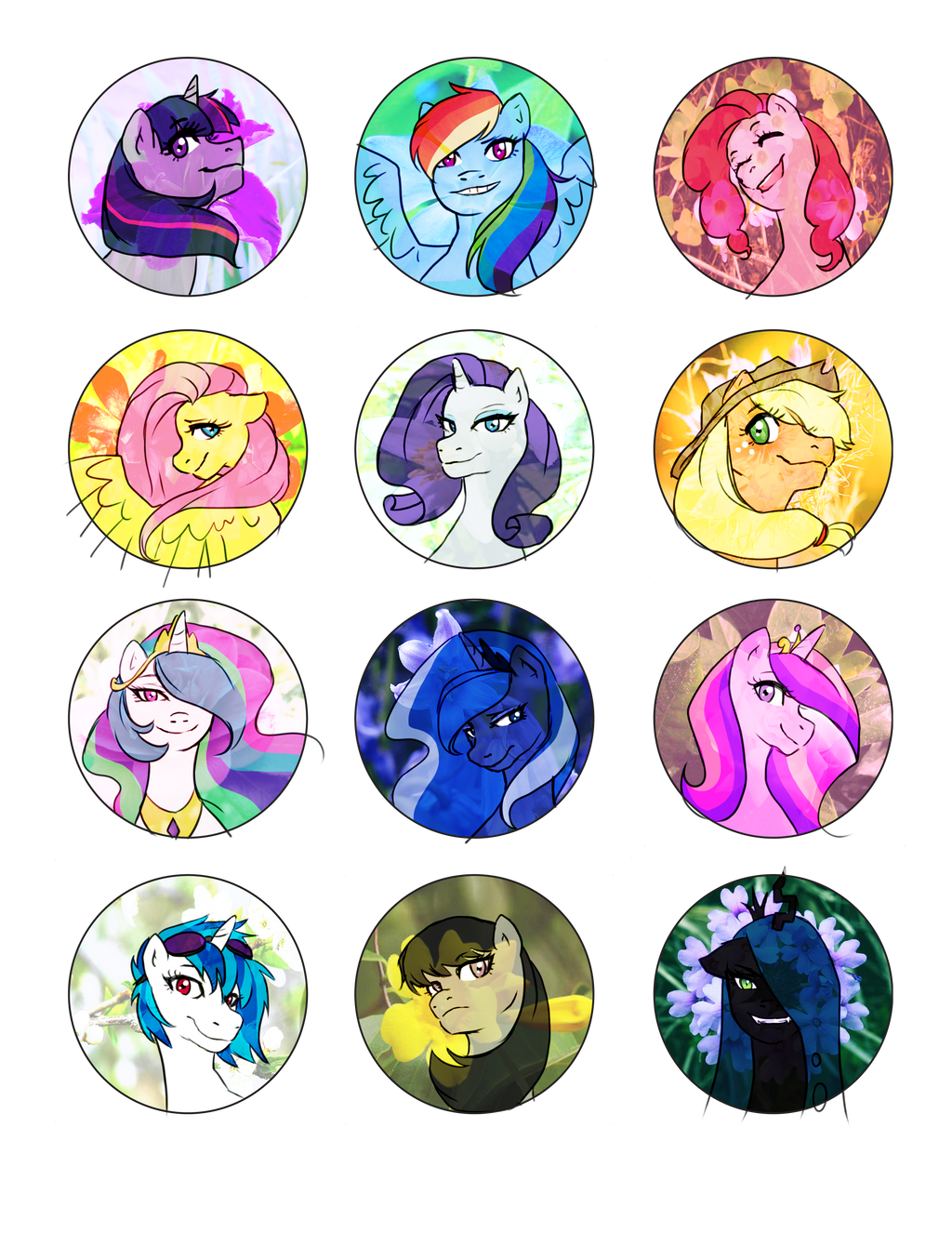 pony buttons