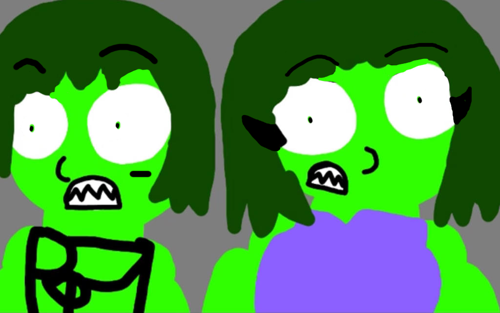 Bruce Scared Deviantart Scared hulk Bruce and scared she hulk Jennifer by TheNextbotFan123 on ...
