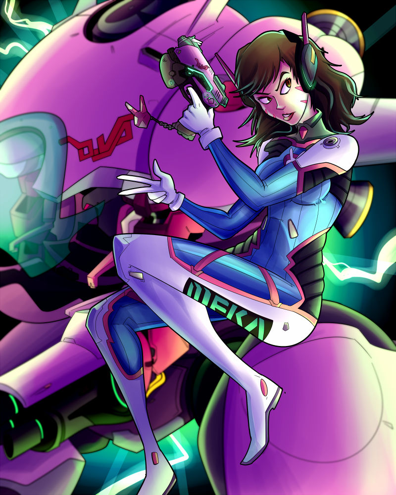 D Va Overwatch Poster - D.Va by AndrewMartinD on DeviantArt