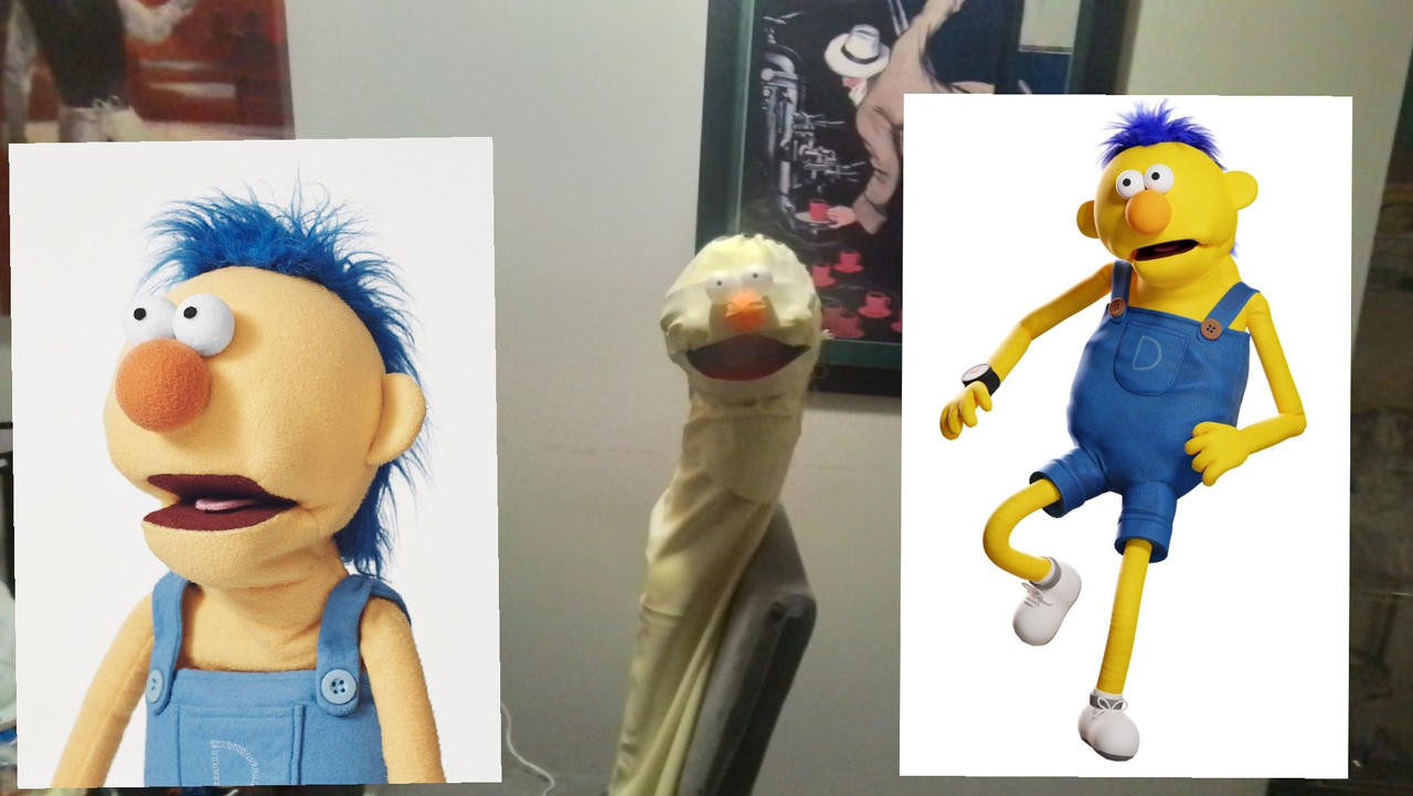 Muppet Running Yellow Yellow guy puppet replica part 1 by cianhennsy on DeviantArt