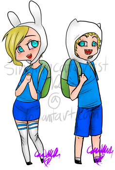 STICKERS: Fiona and Finn