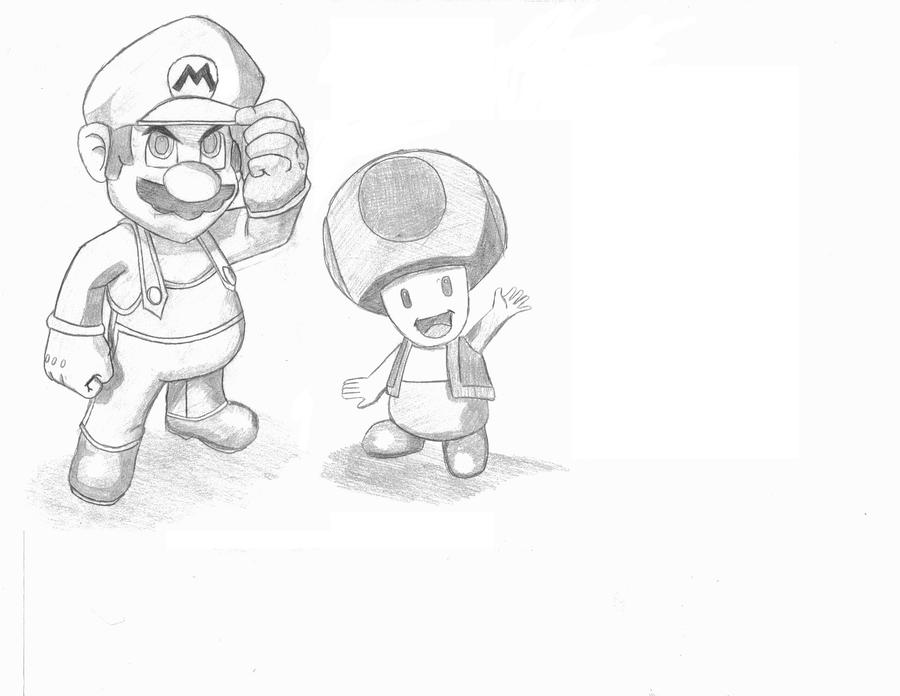 Toad Mario Rope Deviantart Mario + Toad by Str33tRac3r on DeviantArt