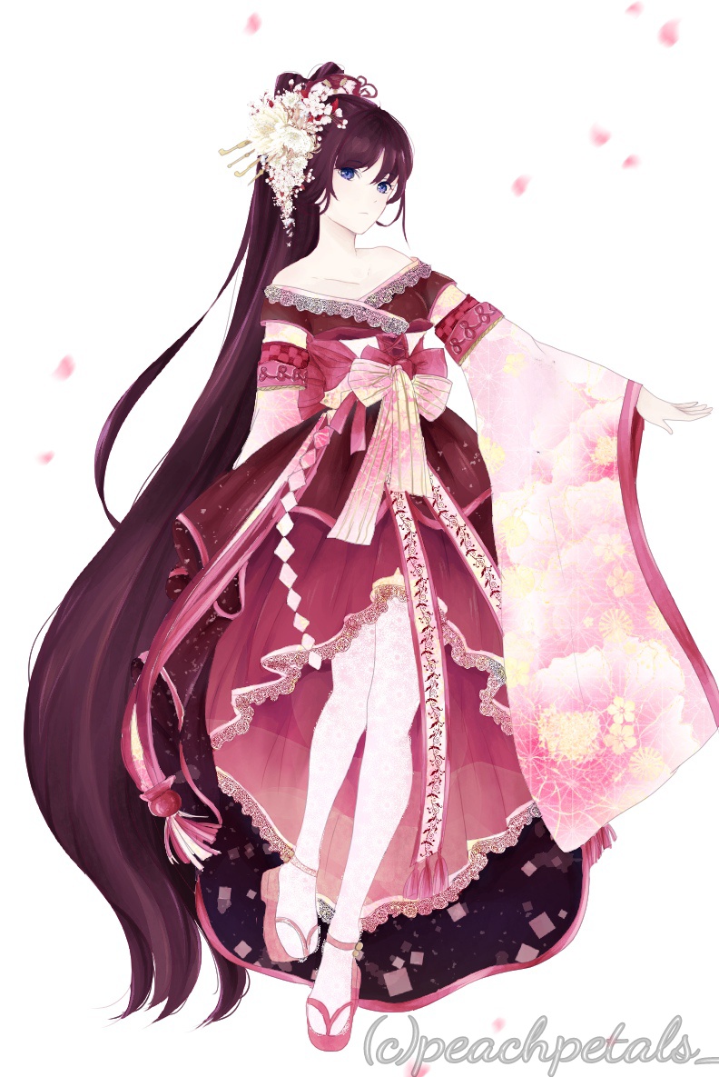 Cherry blossom character design