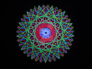 3D Psychedelic UV String art