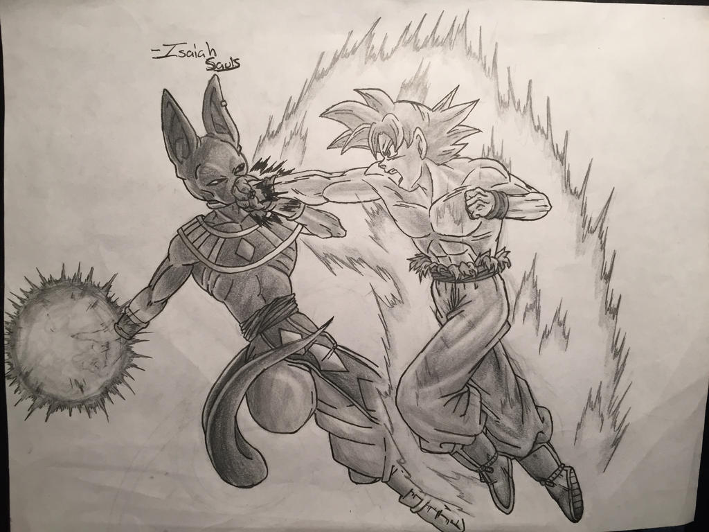 Goku vs Beerus by MasterSauls on DeviantArt