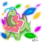 Meganium: Magical leaf by Irete