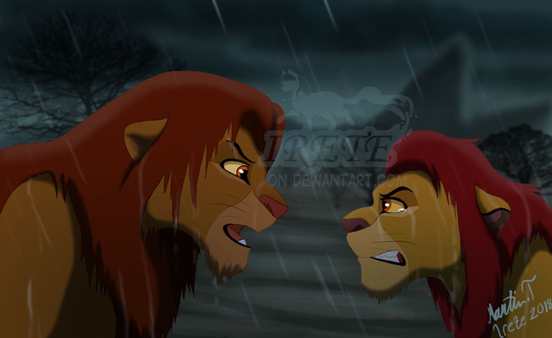 Simba's Pride: Before the battle by Irete