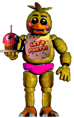 Withered Chica V4 full body [Blender FNAF] by TRAWERT