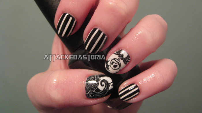 nightmare before christmas nails