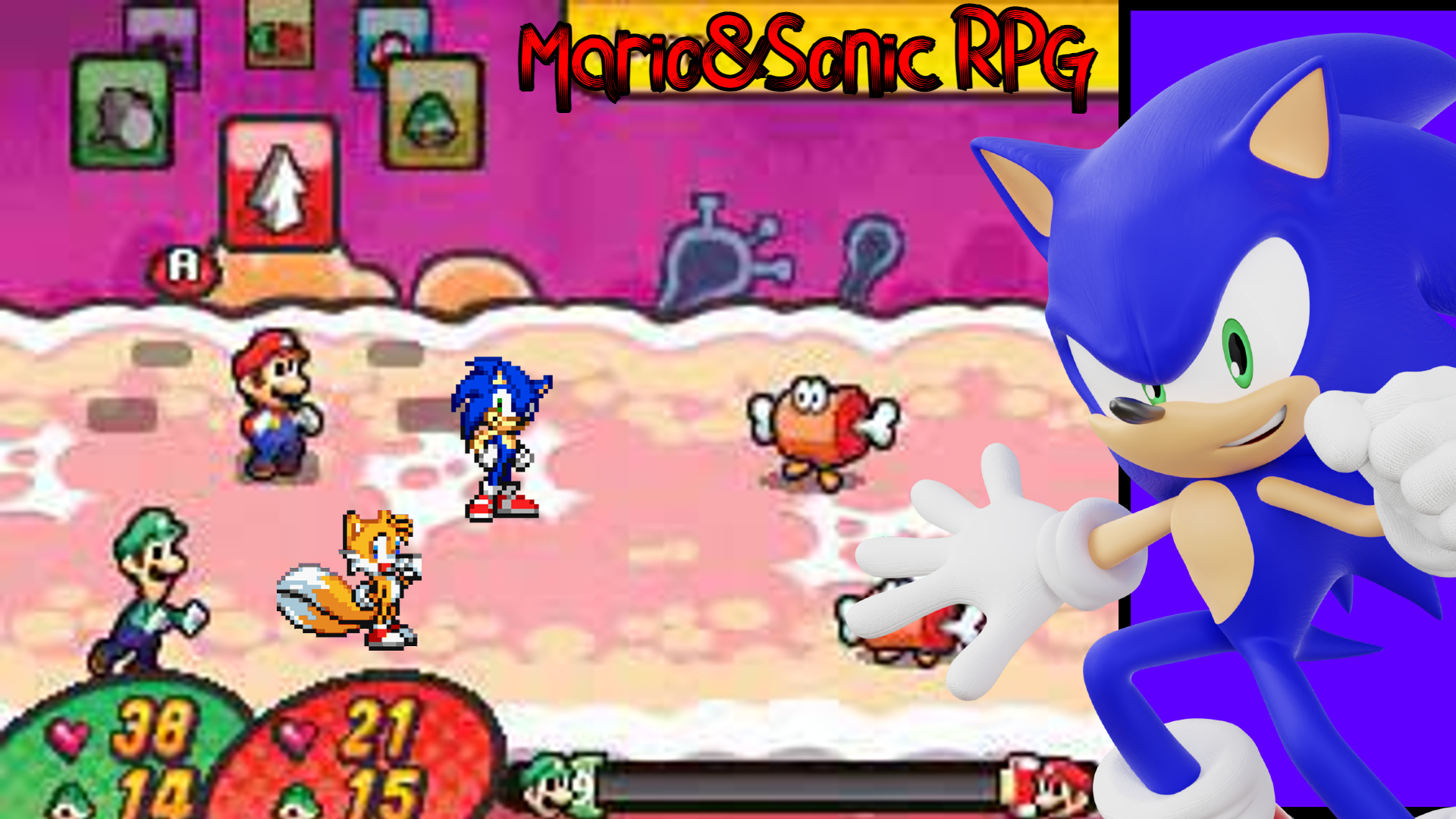 Its just a Mario and Sonic sprite animation, how good could it