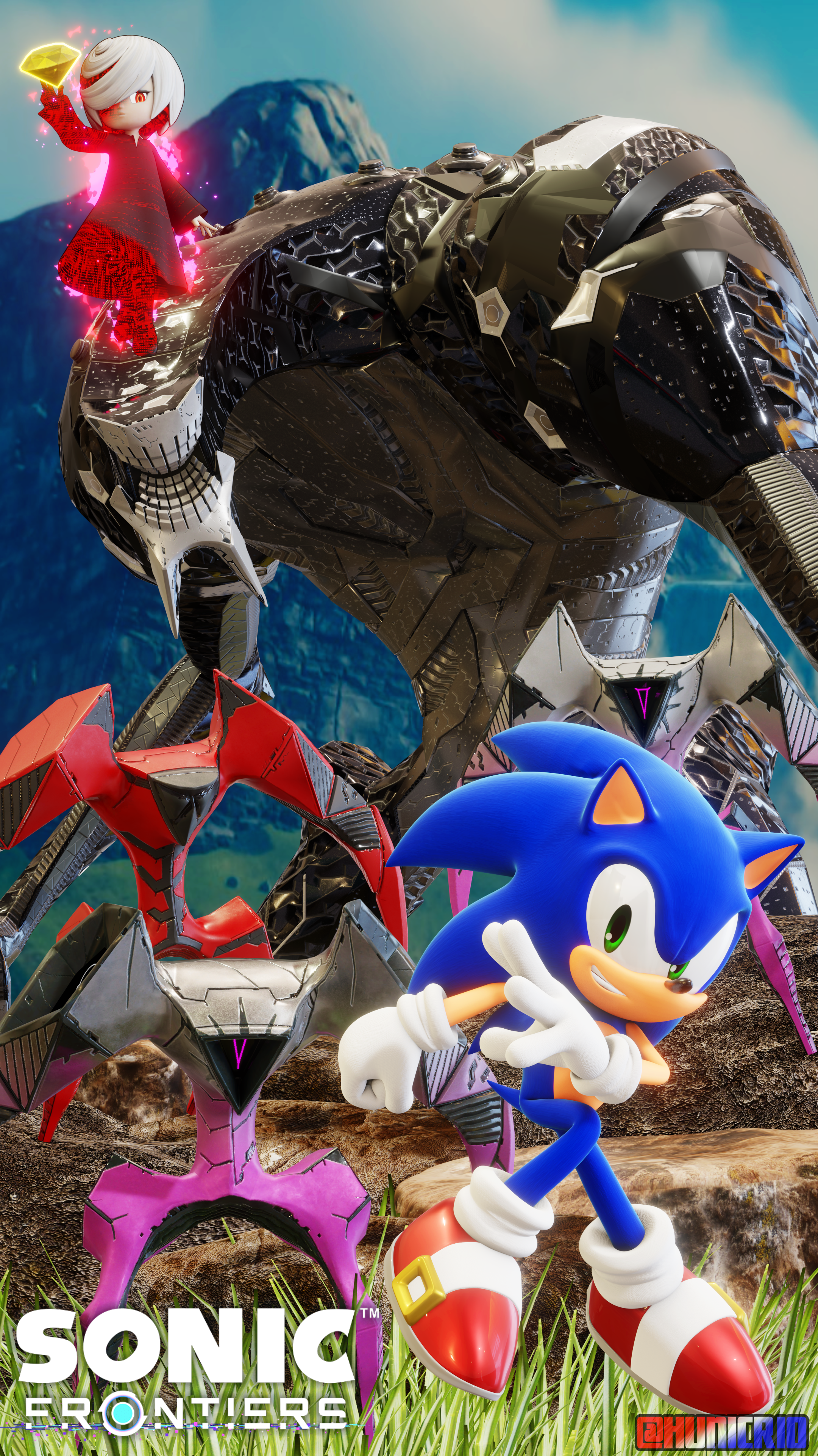 Sonic Frontiers Phone Wallpaper - Mobile Abyss