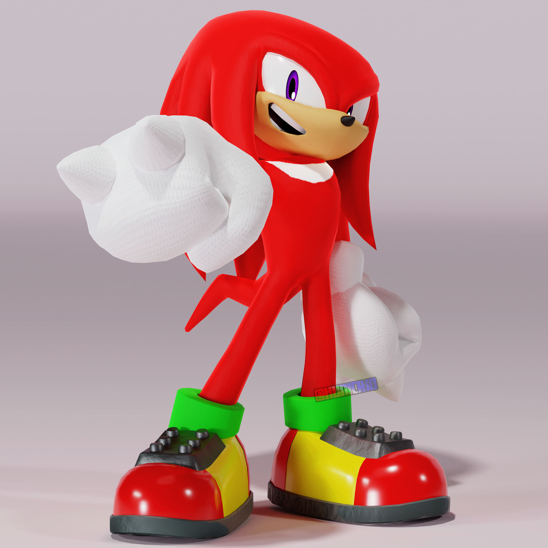 Knuckles - Sonic The Hedgehog by Hunicrio on DeviantArt