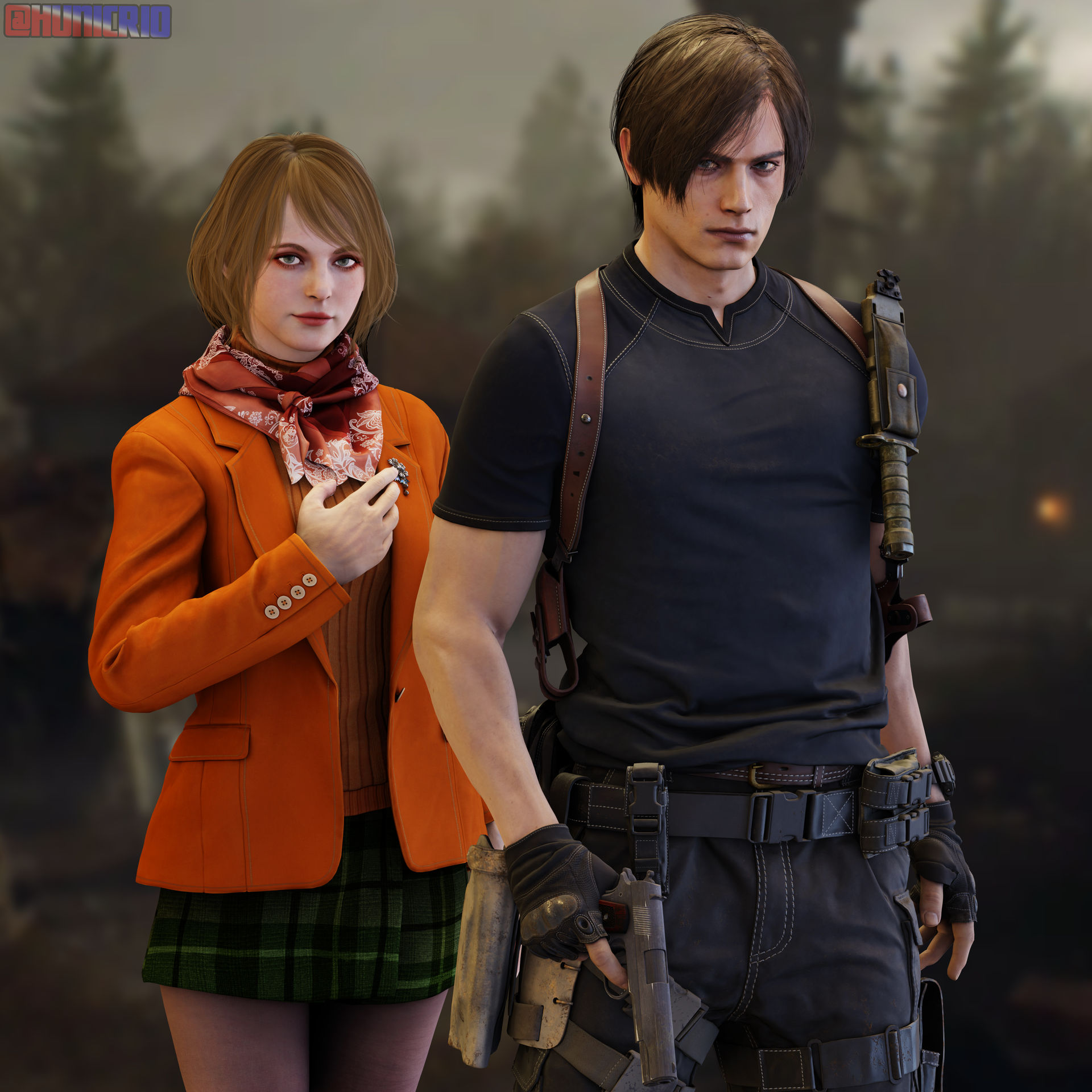 Leon and Ashley Resident Evil 4 by dante-dx on DeviantArt