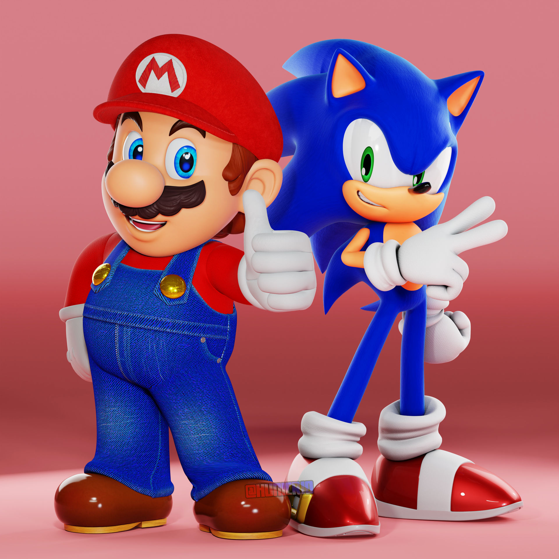Super Mario Bros Movie - Mario And Sonic by Hunicrio on DeviantArt