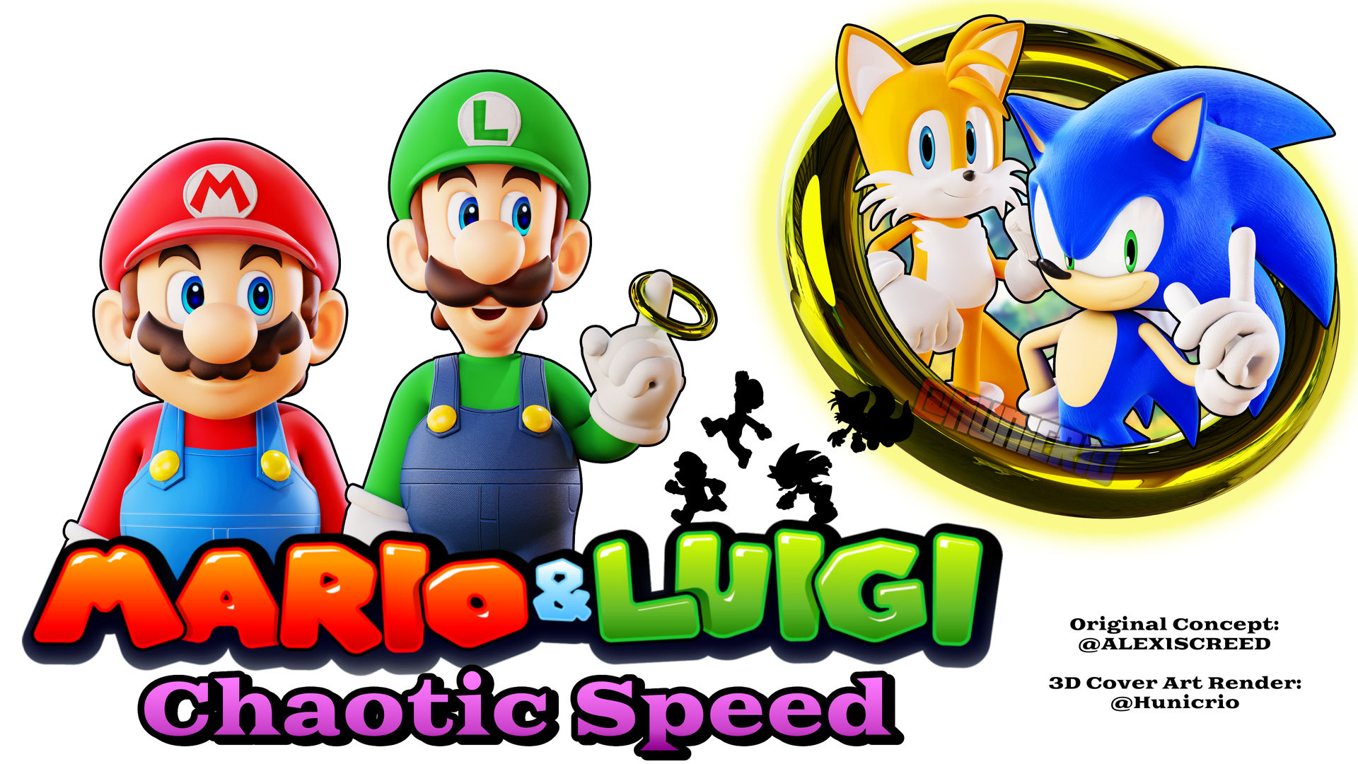 Mario And Luigi Meet Sonic The Hedgehog by Hunicrio on DeviantArt