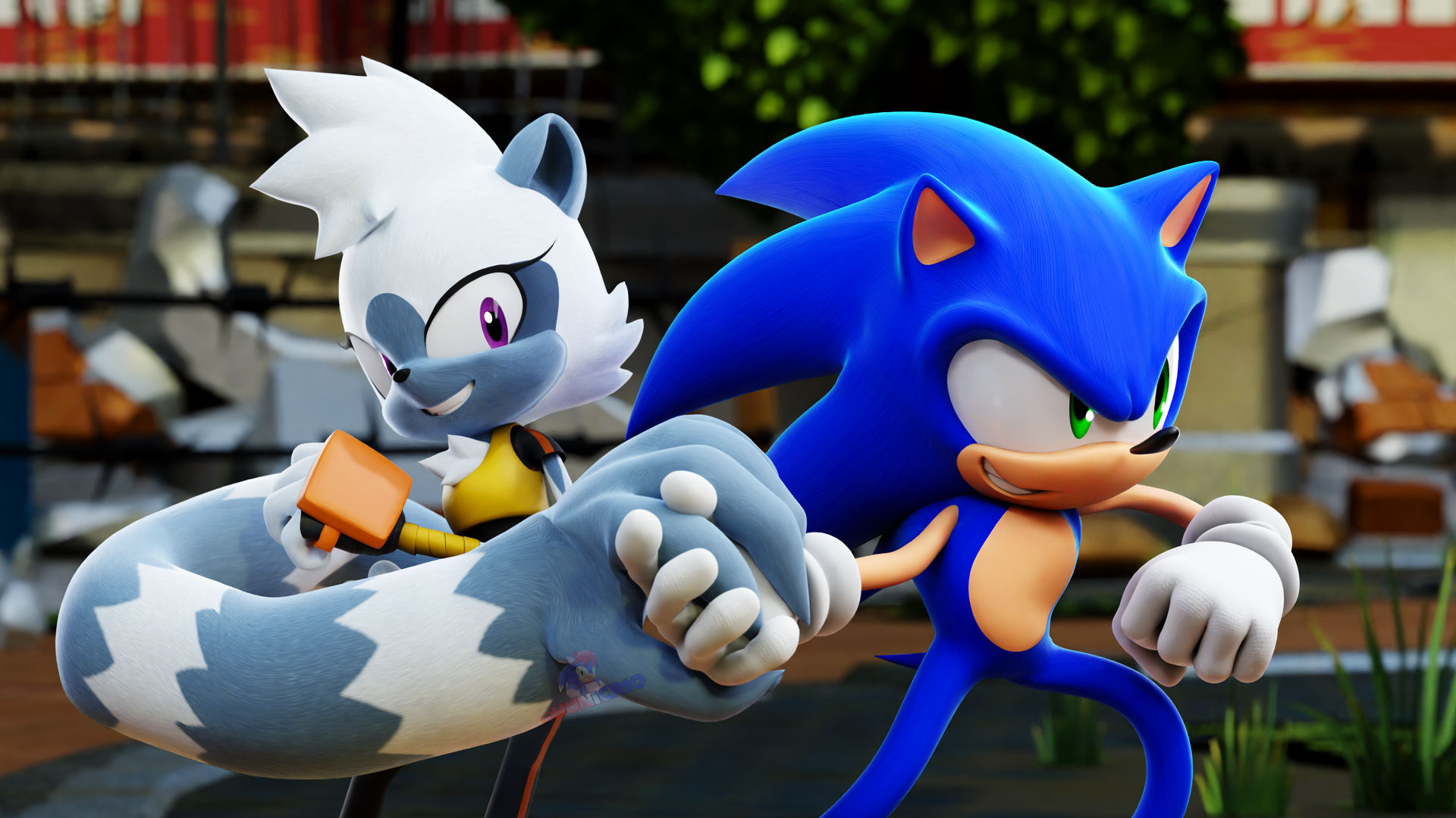Sonic IDW - Sonic And Tangle by Hunicrio on DeviantArt