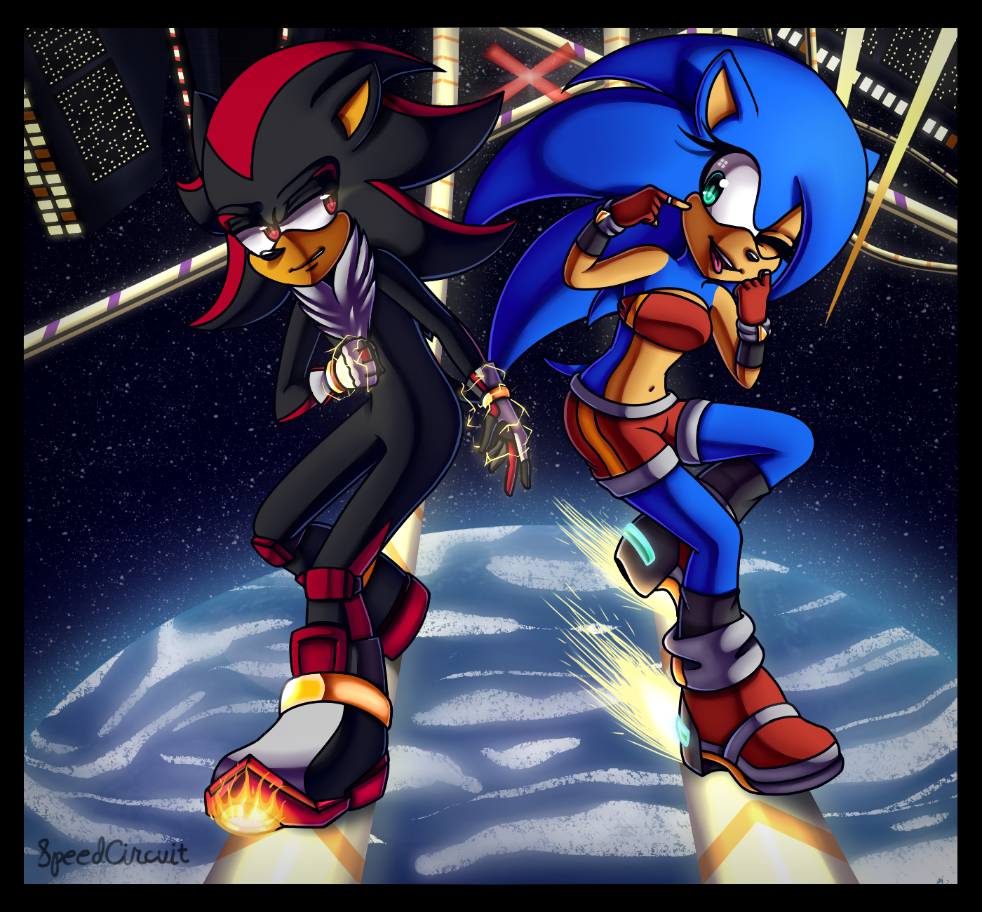 Sonic x Italian!Reader x Shadow by Mochi-and-2P-Rose on DeviantArt