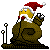 Snail Mail (santa version) by KitLightning