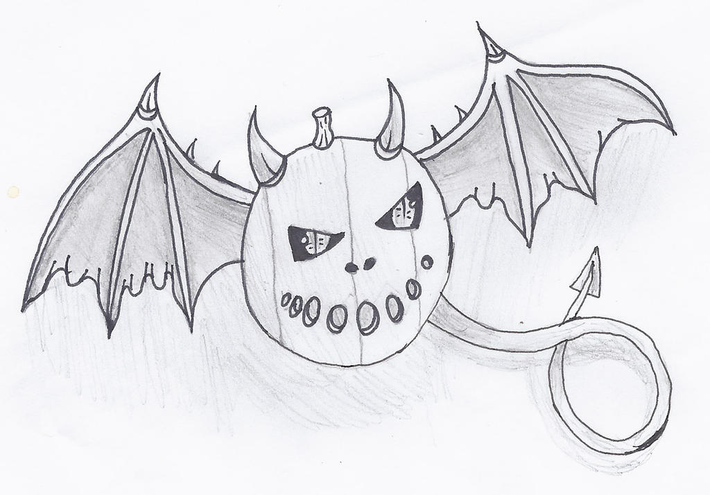 Halloween Demon Pumpkin