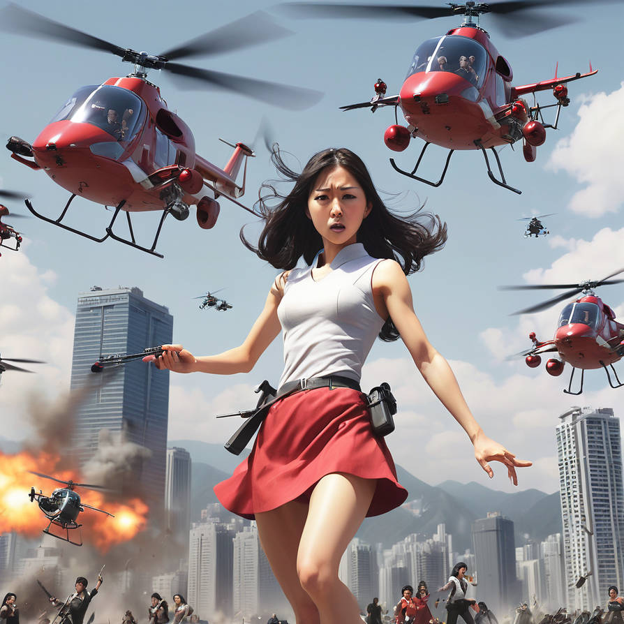 Animated: Raging Korean giantess by Greyhorse1964 on DeviantArt