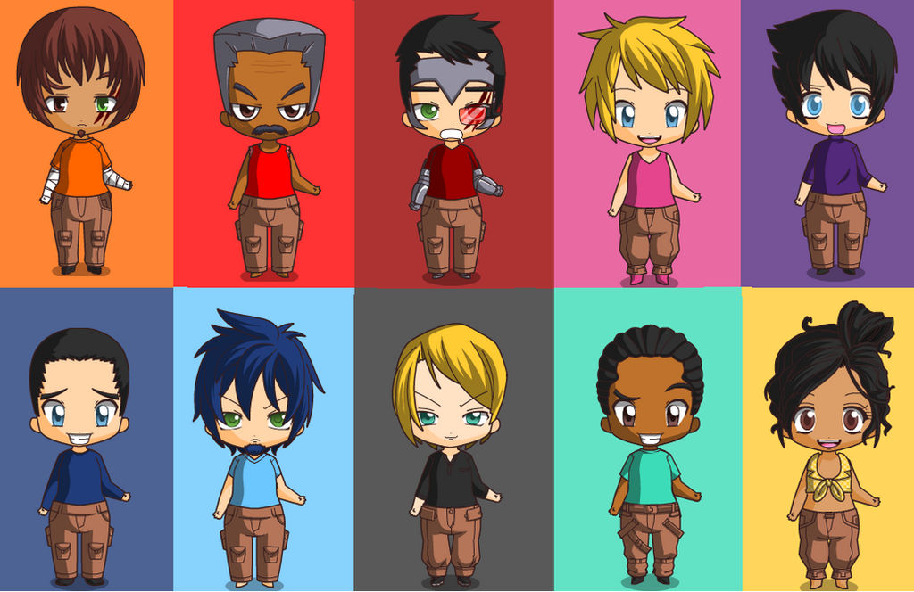 Chibi Church Rvb Red vs Blue Chibis by thefartingmongoose on DeviantArt