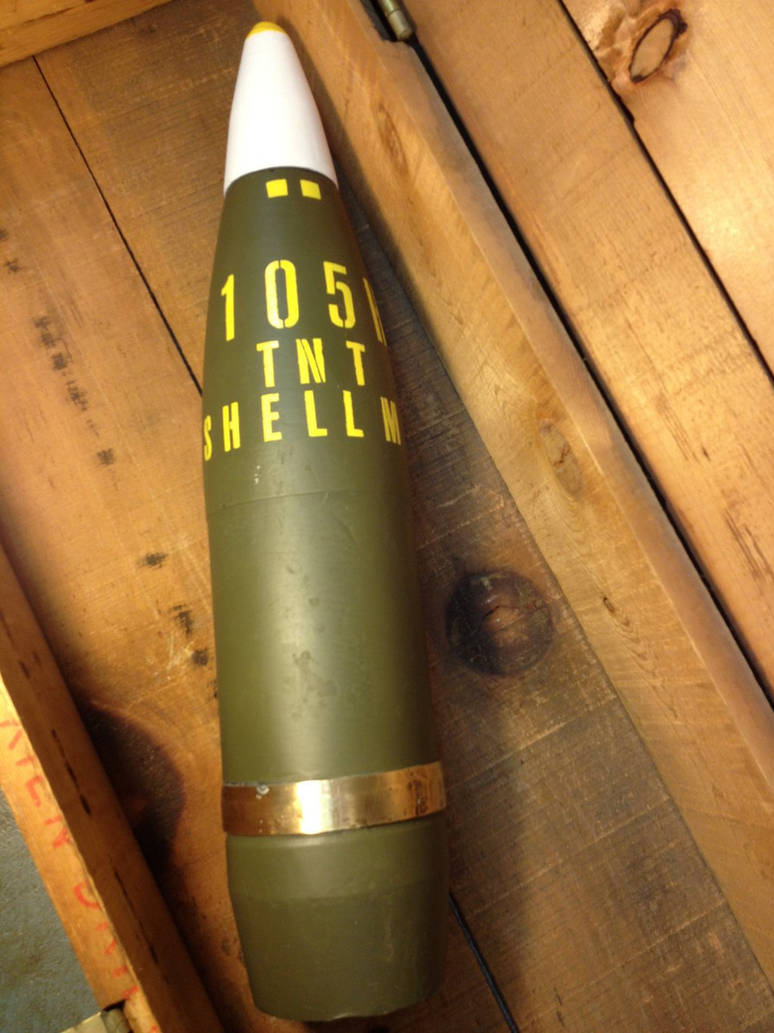 1 M Shell 105 mm M1 artillery shell by Numarch on DeviantArt