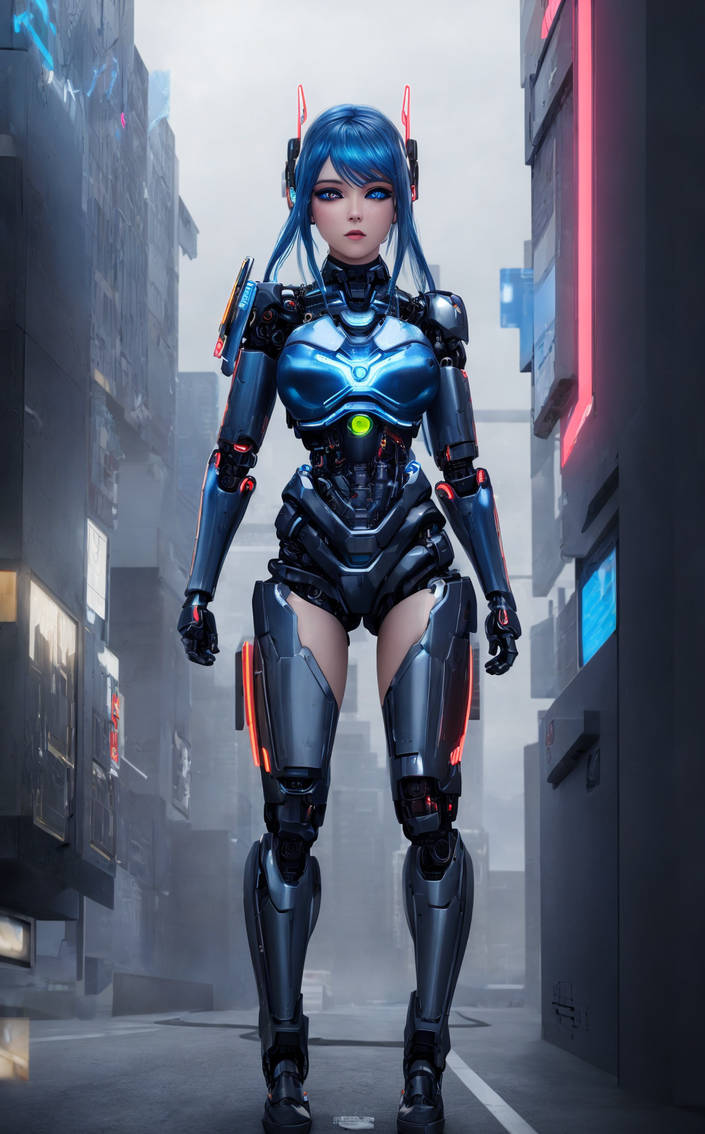 Mecha Girl 016 by BlackSun2503 on DeviantArt