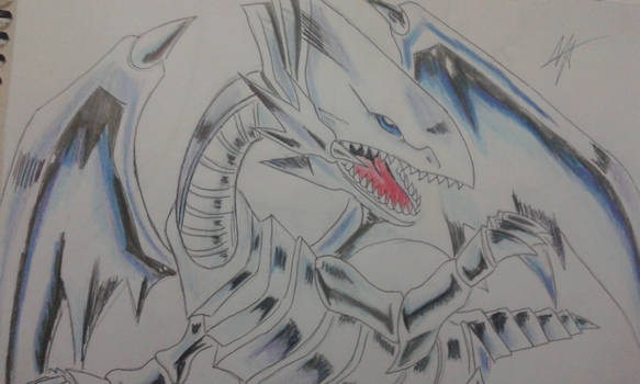 WHITE DRAGON BLUE EYES