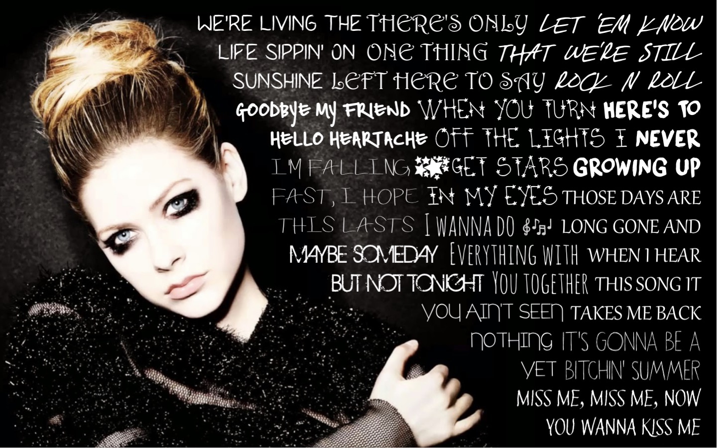 Avril Lavigne Self Titled Album Lyric Wallpaper By Mysgirl On Deviantart Avril Lavigne Self Titled Album Lyric Wallpaper By Mysgirl On Deviantart