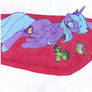Luna sleeping
