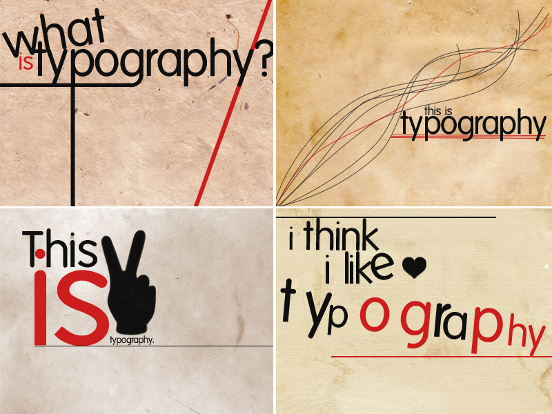 typography series