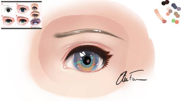 First attempt eye by Kawacy Wacom