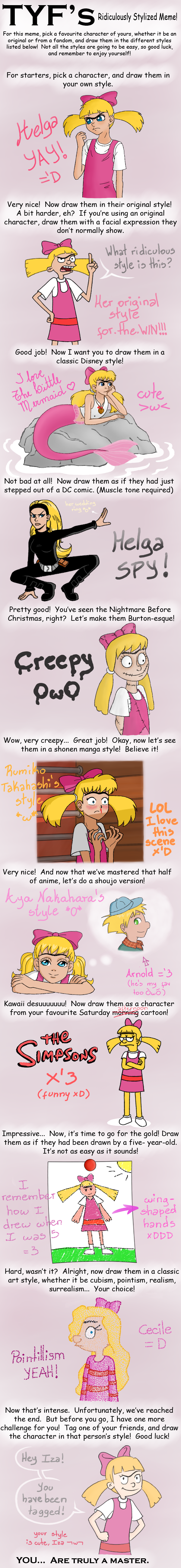 Helga's meme-style XD - Hey Arnold!