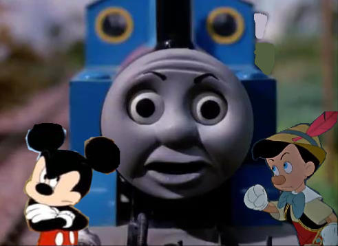 Thomas with mickey and pinocchio Angry In BAD DAY by Tomnilsen on ...