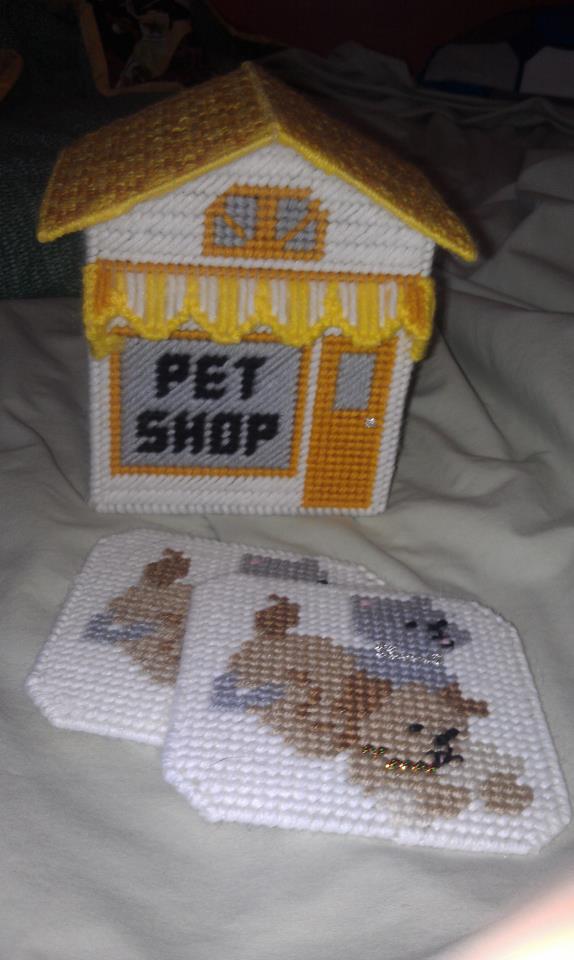 Pet Shop Coaster Set